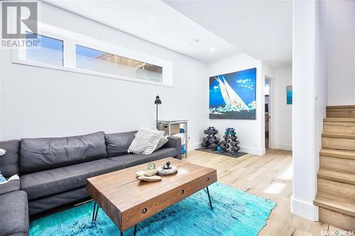 43 Hadley Road, Prince Albert, SK - Indoor Photo Showing Living Room
