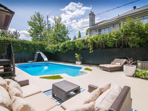 Pool - 9034 Crois. Richmond, Brossard, QC - Outdoor With In Ground Pool With Backyard
