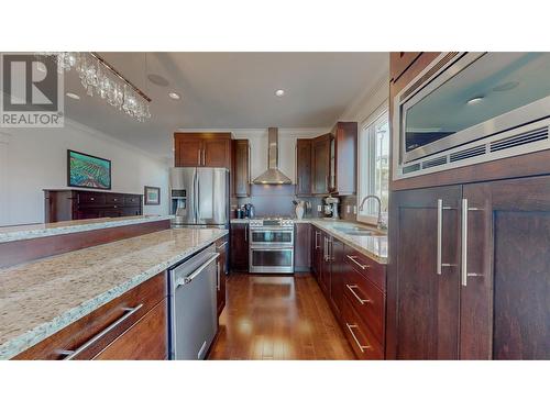 4215 Pebble Beach Drive, Osoyoos, BC - Indoor Photo Showing Kitchen With Double Sink