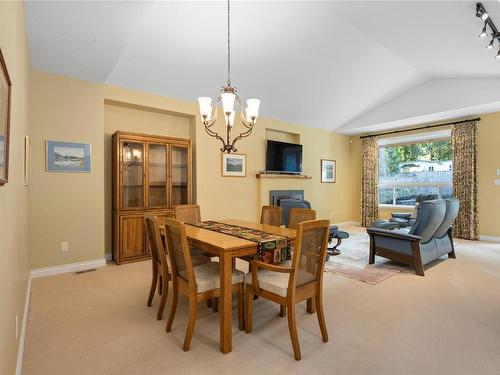 1451 Seaway Dr, Parksville, BC - Indoor Photo Showing Living Room With Fireplace