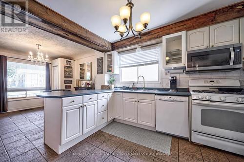 260 King Street E, Hamilton, ON - Indoor Photo Showing Kitchen With Double Sink
