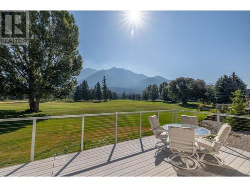 5214 Riverside Drive, Fairmont Hot Springs, BC - Outdoor With Deck Patio Veranda With View