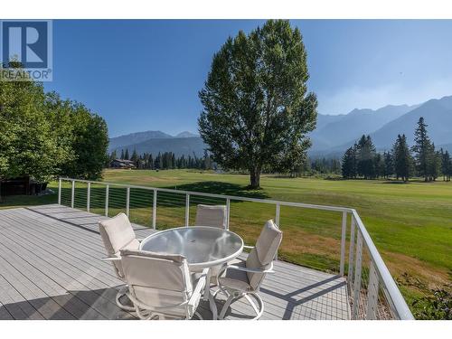 5214 Riverside Drive, Fairmont Hot Springs, BC - Outdoor With Deck Patio Veranda With View