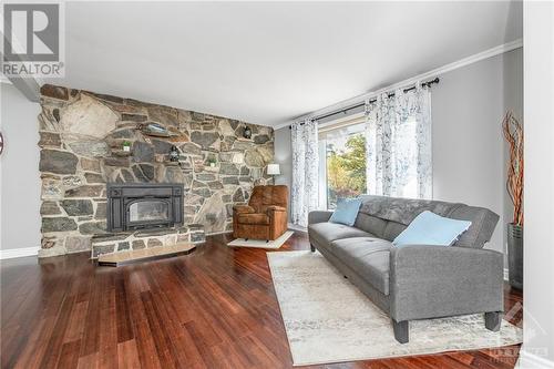 1118 Francis Street, Calabogie, ON - Indoor Photo Showing Living Room With Fireplace