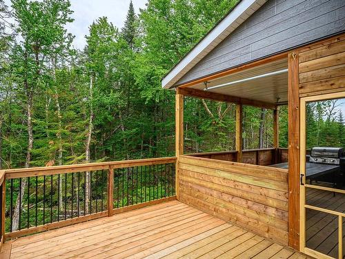 ExtÃ©rieur - 202 Ch. Forest Hill, Saint-Adolphe-D'Howard, QC - Outdoor With Deck Patio Veranda With Exterior