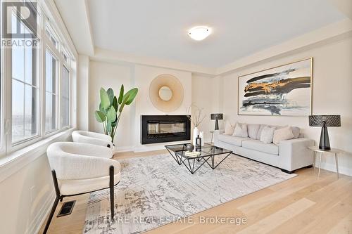 1156 Skyridge Blvd, Pickering, ON - Indoor Photo Showing Living Room With Fireplace