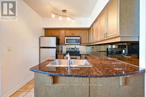#1609 -9225 Jane St, Vaughan, ON - Indoor Photo Showing Kitchen With Double Sink