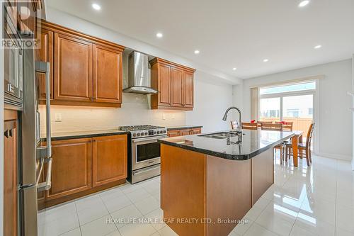 6 Addiscott Street, Brampton, ON - Indoor Photo Showing Kitchen With Double Sink With Upgraded Kitchen