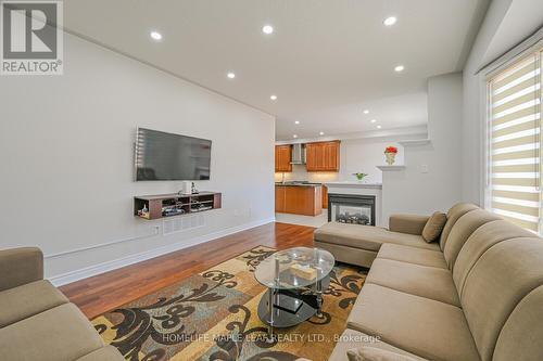 6 Addiscott St, Brampton, ON - Indoor Photo Showing Living Room With Fireplace