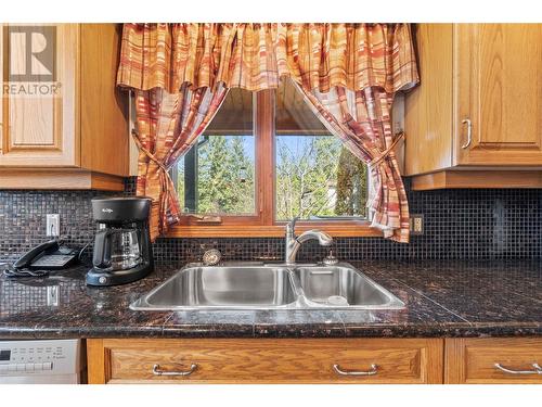 3318 Mcbride Road, Blind Bay, BC - Indoor Photo Showing Kitchen With Double Sink