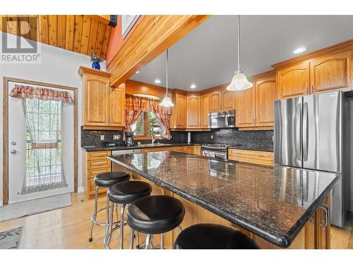 3318 Mcbride Road, Blind Bay, BC - Indoor Photo Showing Kitchen With Upgraded Kitchen