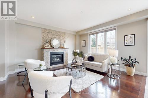 36 Mcwilliams Crt, Cambridge, ON - Indoor Photo Showing Living Room With Fireplace
