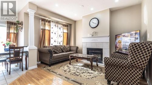 6 Viceroy Crescent, Brampton, ON - Indoor Photo Showing Living Room With Fireplace