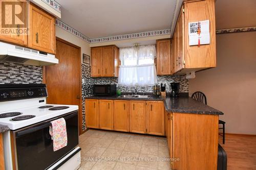 32 Arno St, Hamilton, ON - Indoor Photo Showing Kitchen With Double Sink