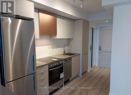 #601 -10 Gibbs Rd, Toronto, ON - Indoor Photo Showing Kitchen With Stainless Steel Kitchen