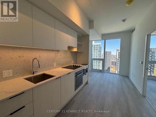 3501 - 82 Dalhousie Street, Toronto, ON - Indoor Photo Showing Kitchen With Upgraded Kitchen