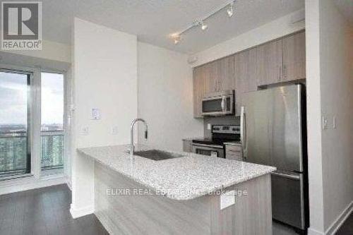 #603 -4099 Brickstone Mews, Mississauga, ON - Indoor Photo Showing Kitchen With Upgraded Kitchen