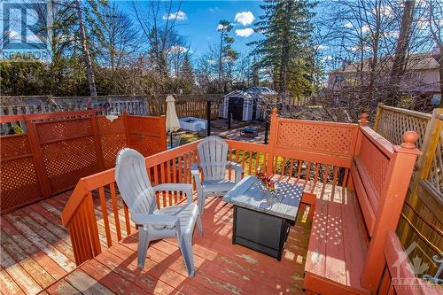 Large Deck, Fenced Oasis Backyard with Gazebo - 1 Furlong Crescent, Ottawa, ON - Outdoor With Deck Patio Veranda