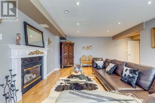 2038 Blue Jay Blvd, Oakville, ON - Indoor Photo Showing Living Room With Fireplace