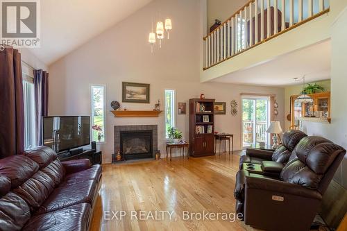 9680 Plank Road, Bayham, ON - Indoor Photo Showing Living Room With Fireplace