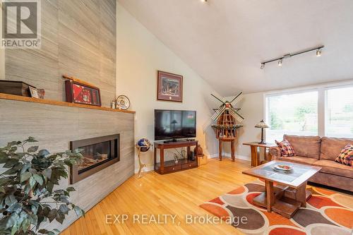 9680 Plank Road, Bayham, ON - Indoor Photo Showing Living Room With Fireplace