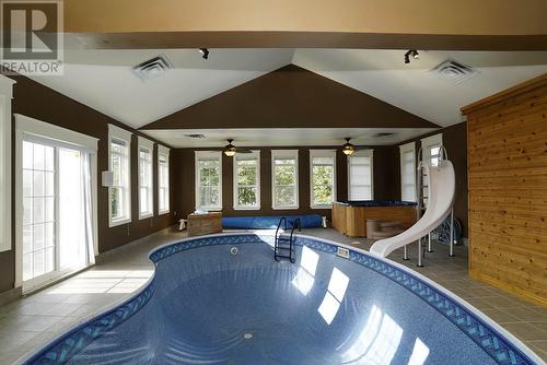 6 North Side Crescent, Clarke'S Beach, NL - Indoor Photo Showing Other Room With In Ground Pool