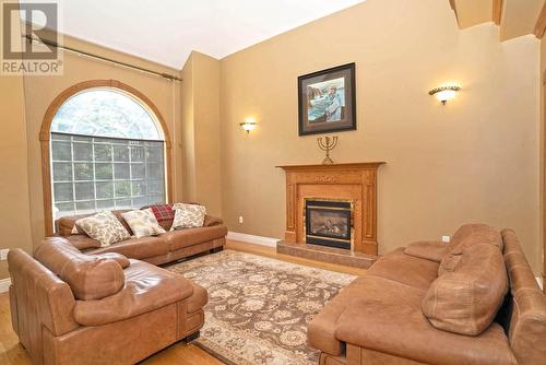 6 North Side Crescent, Clarke'S Beach, NL - Indoor Photo Showing Living Room With Fireplace