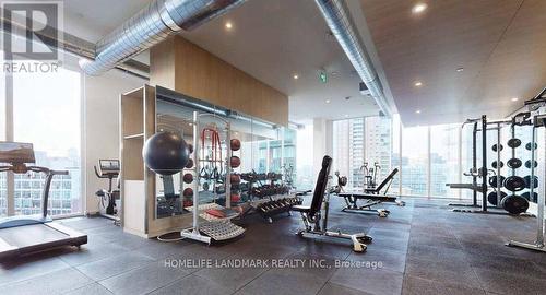 #2105 -135 East Liberty St, Toronto, ON - Indoor Photo Showing Gym Room