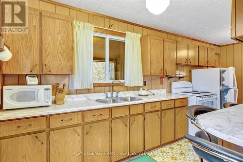 2363 Lakeside Rd, Douro-Dummer, ON - Indoor Photo Showing Kitchen With Double Sink