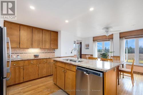 338 Cold Creek Road, Prince Edward County, ON - Indoor Photo Showing Kitchen With Double Sink