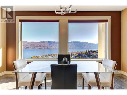 3137 Pinot Noir Place, West Kelowna, BC - Indoor Photo Showing Dining Room With Body Of Water