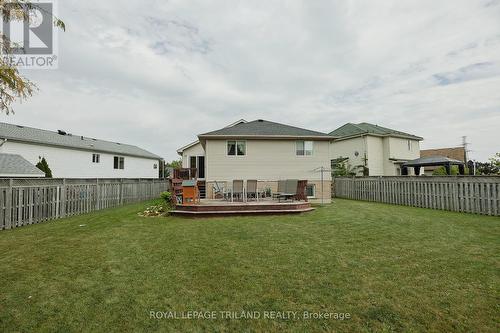 54 Ponsford Pl, St. Thomas, ON - Outdoor With Deck Patio Veranda With Backyard With Exterior