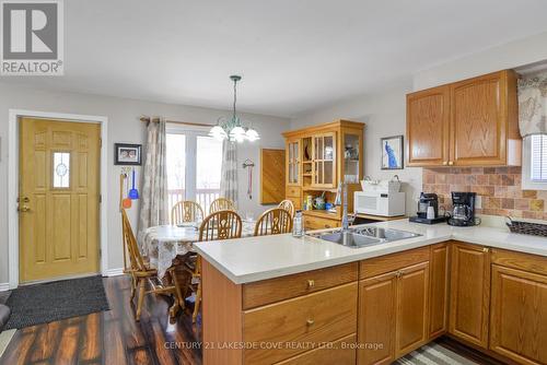 2597 Lakeshore Drive, Ramara, ON - Indoor Photo Showing Kitchen With Double Sink