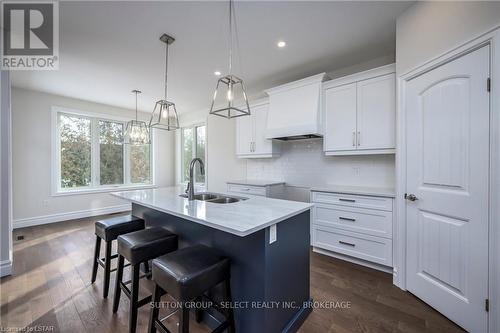 61 Arrowwood Path, Middlesex Centre, ON - Indoor Photo Showing Kitchen With Double Sink