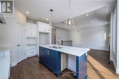 61 Arrowwood Path, Middlesex Centre, ON - Indoor Photo Showing Kitchen With Double Sink