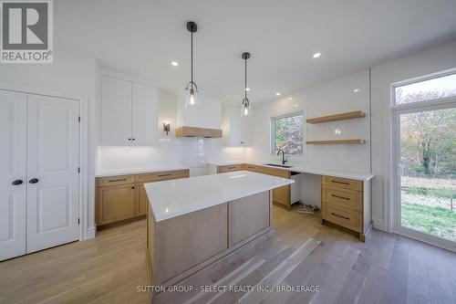 119 Timberwalk Trail, Middlesex Centre (Ilderton), ON - Indoor Photo Showing Kitchen With Upgraded Kitchen