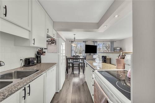 793 Colborne Street|Unit #217, Brantford, ON - Indoor Photo Showing Kitchen With Double Sink