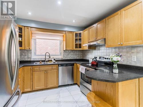 58 Blackthorn Lane, Brampton, ON - Indoor Photo Showing Kitchen With Double Sink