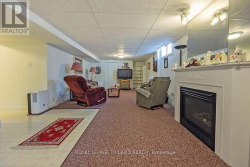 28 James Turvey Pl, St. Thomas, ON - Indoor With Fireplace