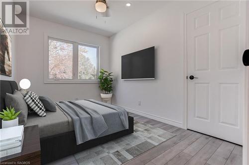 Virtually Staged - 80 Loucks Lane, Chatsworth, ON - Indoor Photo Showing Bedroom