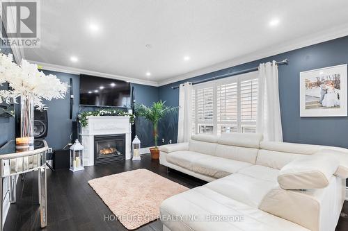 361 Edenbrook Hill Drive, Brampton, ON - Indoor Photo Showing Living Room With Fireplace
