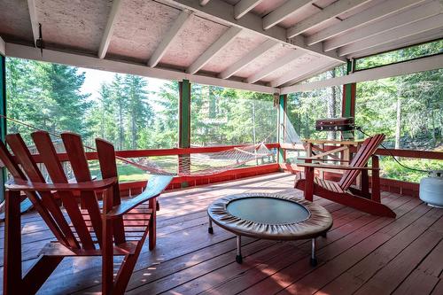 6040 Pine Ridge Road, Kaslo, BC - Outdoor With Deck Patio Veranda With Exterior