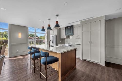 460 Dundas Street E|Unit #308, Waterdown, ON - Indoor Photo Showing Kitchen With Upgraded Kitchen