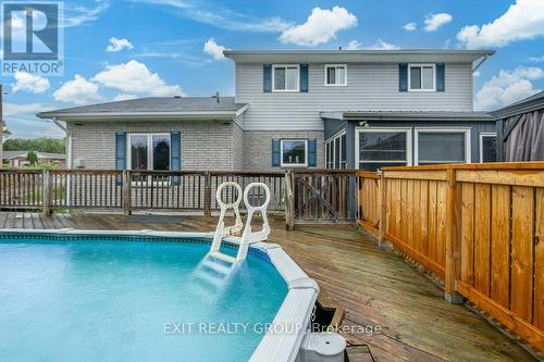 70 Victoria St, Cramahe, ON - Outdoor With Above Ground Pool With Deck Patio Veranda