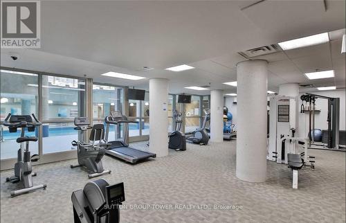 #612 -15 Maitland Pl, Toronto, ON - Indoor Photo Showing Gym Room