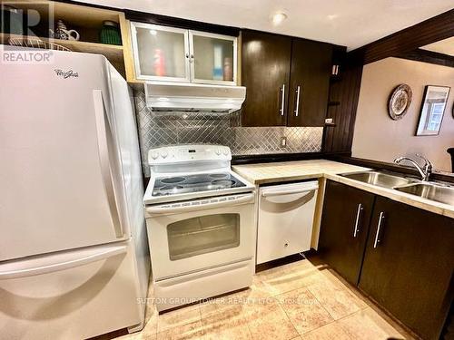 #612 -15 Maitland Pl, Toronto, ON - Indoor Photo Showing Kitchen With Double Sink