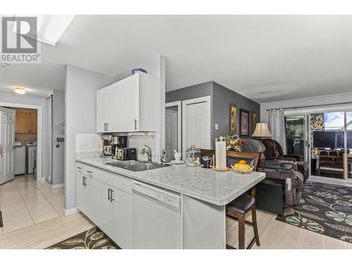 180 Hollywood Road N Unit# 308, Kelowna, BC - Indoor Photo Showing Kitchen With Double Sink