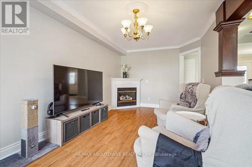 76 Girdwood Dr, Barrie, ON - Indoor Photo Showing Living Room With Fireplace