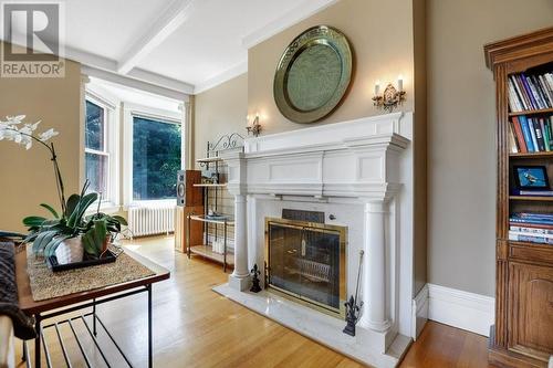 154 Quarry Avenue, Renfrew, ON - Indoor Photo Showing Living Room With Fireplace