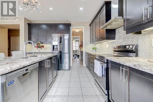 203 Allegro Drive, Brampton, ON - Indoor Photo Showing Kitchen With Stainless Steel Kitchen With Upgraded Kitchen